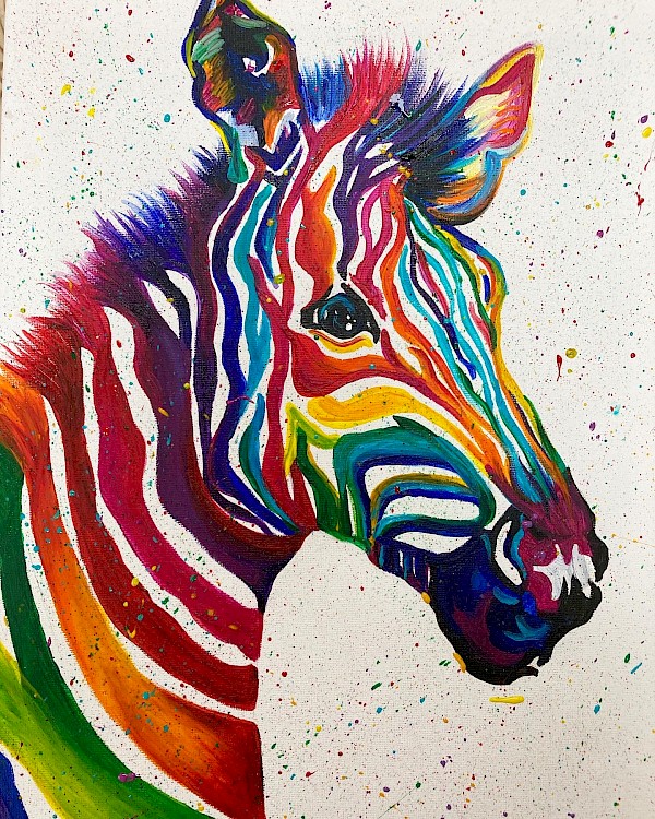 Zebra Painting